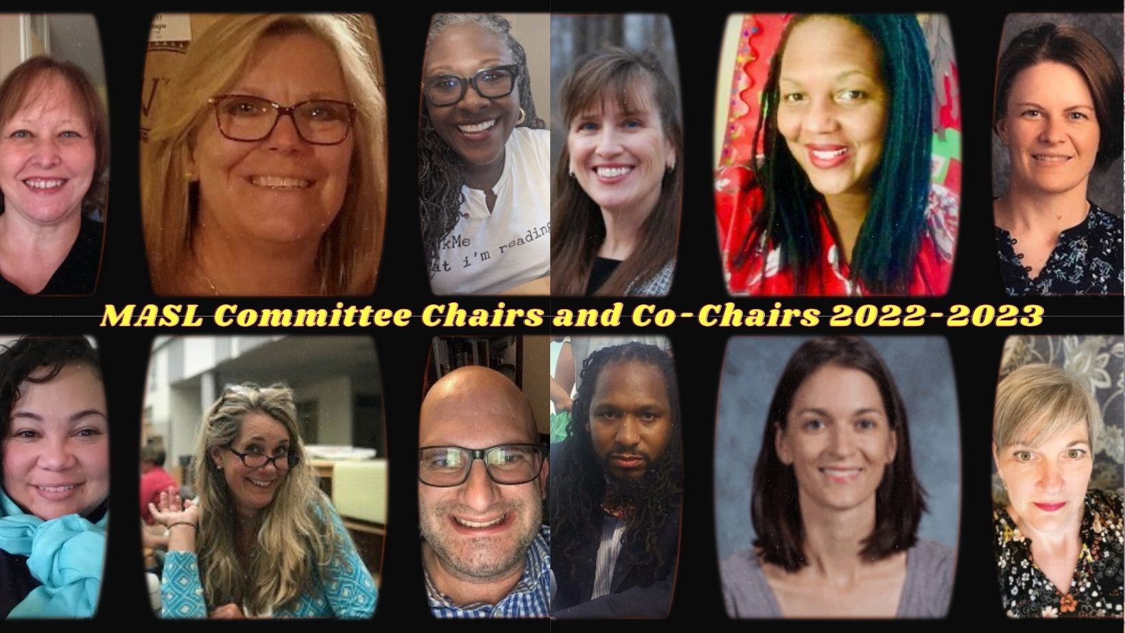 Collage of MASL committee chairs for 2022-2023